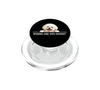 Bichon Frise Dove stai andando Cane positivo amichevole felice PopSockets PopGrip per MagSafe