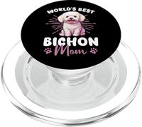 Bichon Frise Groovy La migliore mamma Bichon del mondo PopSockets PopGrip per MagSafe