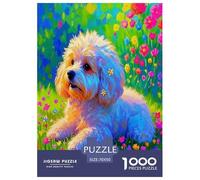 Bichon Frise Jigsaw Puzzle,1000 Pezzi Classici, Per Adulti E Bambini A Partire Da 12 Anni Giochi Rilassamento E Intelligence Perfetto Per Appassionati Di Esperti - Regalo Per Amore E Amico 70x50cm/10