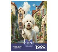 Bichon Frise Jigsaw Puzzle Impossible 1000 Pezzi Decorazione Per La Casa. Giochi Rilassamento E Intelligence Per Adulti E Bambini Da 12 Anni 70x50cm/1000pcs