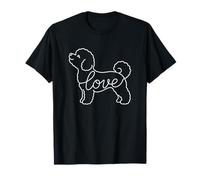 Bichon Frise, Linea Minimalista Art Love Lover Maglietta