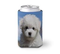 Bichon Frise - Manicotto per tazza per cani per bevande fredde, resistente, riutilizzabile, isolato, compatibile con la maggior parte dei tipi di tazze