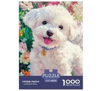 Bichon Frise Puzzle 1000 Pezzi Educa Per Adulti, Intrattenimento Creativo Regalo Creativo Per Il Relax Per Uomini E Donne 38x26cm/1000pcs