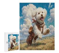 Bichon Frise Puzzle 500 Pezzi Gioco Educativo Familiare Premium Cute Animal Pets Per Bambini E Adulti Intelligenza Creativa Idea Regalo Natale Per Tutta La Famiglia 500 PCS