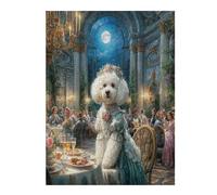 Bichon Frise Puzzle 500 Pezzi Sfida Rompicapo Estrema Cute Animal Pets Impossibile Da Completare Per Collezionisti Esperti Regalo Per Chi Ama Le Sfide 500 PCS