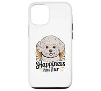 Bichon Frise Ritratto Felicità Ha Pelliccia Custodia per iPhone 12/12 Pro