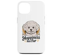 Bichon Frise Ritratto Felicità Ha Pelliccia Custodia per iPhone 13