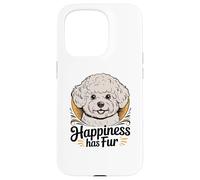 Bichon Frise Ritratto Felicità Ha Pelliccia Custodia per iPhone 15 Pro