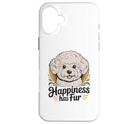Bichon Frise Ritratto Felicità Ha Pelliccia Custodia per iPhone 16 Plus