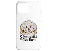 Bichon Frise Ritratto Felicità Ha Pelliccia Custodia per iPhone 16 Pro Max