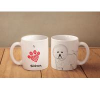 Bichon Frisé - Un Tazza " i Love " Subli Cane