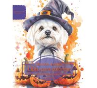 Bichón maltés: Libro para colorear para amantes de los perros - Edición de otoño