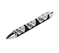 Bichon - Penna a sfera retrattile con testa frisé da 0,5 mm, scrittura fluida con impugnatura comoda, forniture per ufficio, per uomini e donne, 1 pezzo come foto 2