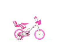 Bici 12 Hello Kitty Club per bambina rotelle cestino porta bambola Dino Bikes