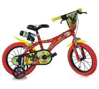 Bici 14 bing per bambino con scudo rotelle borraccia parafanghi Dino Bikes