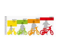 BICI 14 FINDING DORY PER BAMBINO STATURA RACCOMANDATA 95/115 CM DINO BIKES