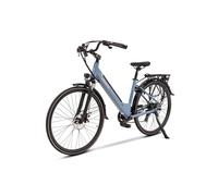 Bici Argento E-Bike Con Pedalata Assistita Omega Azzurra