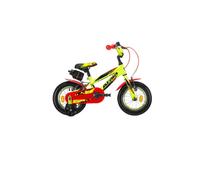BICI ATALA 12" MTB BUNNY BOY 1 VELOCITA' GIALLO FLUO ROSSO PER BAMBINO