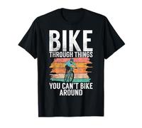 Bici Attraverso Le Cose Che Non puoi Andare in Bicicletta in Giro Hippie Maglietta
