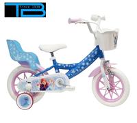 Bici Bambina 12'' FROZEN con Cestino- Porta Bambole