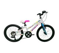 Bici Bambina 20" MTB Little Star Cambio 6 velocità Bianca ERRERRE