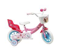 albri Bambina da 12 Pollici, Bicicletta Disney Principesse, Rosa