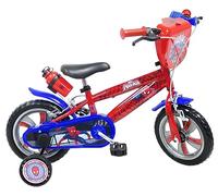 Bici Bambino di Spiderman da 12 Pollici, con stabilizzatori laterali, scudo, campanello, mada in italy