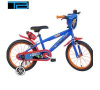 Bici Bambino Hot Wheels 12"- 14"- 16" con Stabilizzatori/Rotelle e Borraccia