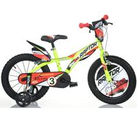 BICI BAMBINO MISURA 16" ART. 616-03RP BICICLETTA BIMBO MODELLO RAPTOR DINO BIKES