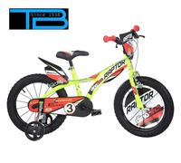 Bici Bambino RAPTOR 14" Giallo Fluo-Dino Bikes