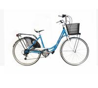 BICI BICICLETTA 26 CASCELLA MARILUF DONNA SHIMANO 6V MADE IN ITALY C/CESTINO