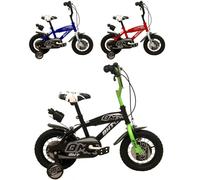 Bici Bicicletta BMX Taglia 16 per Bambino 5-7 anni con Accessori Inclusi
