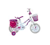 Bici Bicicletta Fiocco Taglia 16 per Bambina 7-9 anni con Accessori Inclusi