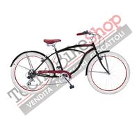 Bici Cruiser MBM HONOLULU Uomo Ruote 26''-Nero