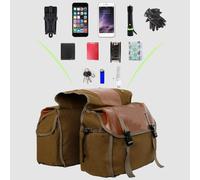 Bici Borse laterali doppie Scomparti grandi Borsa da trasporto portatile per