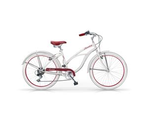 Bici Cruiser MBM HONOLULU DONNA Ruota 26"-Avorio