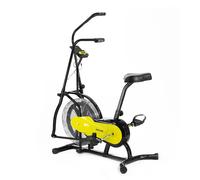 Bici da appartamento con resistenza ad aria HMS MP6590 Nero 111x65x163 cm