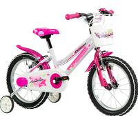 Bici da Bambina Lombardo Cremona 16 Bianca Fuchsia