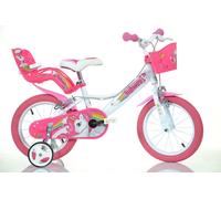 BICI DA BAMBINA MISURA 14" ART. 144R-UN BICICLETTA DINO BIKES DA BIMBA LINEA UNI