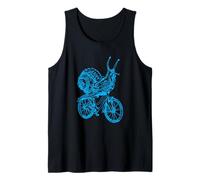 Bici da Ciclismo a Forma di Lumaca, Divertente Animale per Ciclisti Canotta