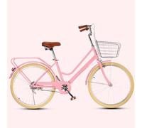 Bici da città retrò per uomini e donne,bici da pendolare per adulti per viaggiare,monopattino leggero per adolescenti,parafanghi anteriori e posteriori,bici da strada con portapacchi posteriore
