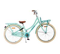 Bici da trekking con portapacchi anteriore ragazza Volare Excellent CB Vert