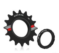Bici della lega di alluminio singolo per l'ingranaggio di velocità con l'anello di bloccaggio per l'ingranaggio