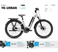 BICI ELETTRICA ADRIATICA YO-URBAN 27,5" DONNA CON TRASMISSIONE A CINGHIA