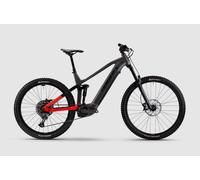 Bici Elettrica Haibike MTB Full ALLMTN 4 Argento/Rosso/Nero