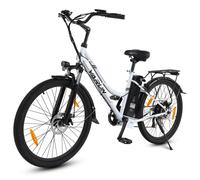 Bici elettrica per adulti VARUN, 26 pollici, motore da 250 W, batteria rimovibile da 48 V 7,8 Ah, 7 velocità - Nouvo