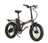 Bici Elettrica Pieghevole Nilox 20" x 4" 250W Shimano 7 Marce Nero