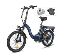 Bici elettrica pieghevole SAMEBIKE CY20, bicicletta elettrica da 20'' per pendolari per adulti, motore da 350 W, batteria da 36 V 12 Ah - Nouvo