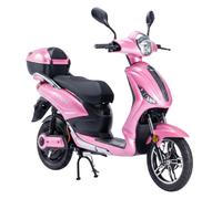 Bici Elettrica Scooter Z-TECH ZT-09-TAL 12 Ah 250W 48V Batteria Litio-Rosa Mat