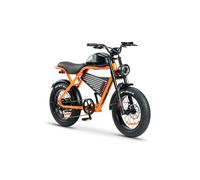 Bici Elettrica Z-Tech LEGACY 4.0 - ZT-75B 48V 13Ah Batteria a Litio -Arancione
